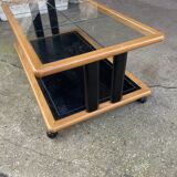 Low table with wheels