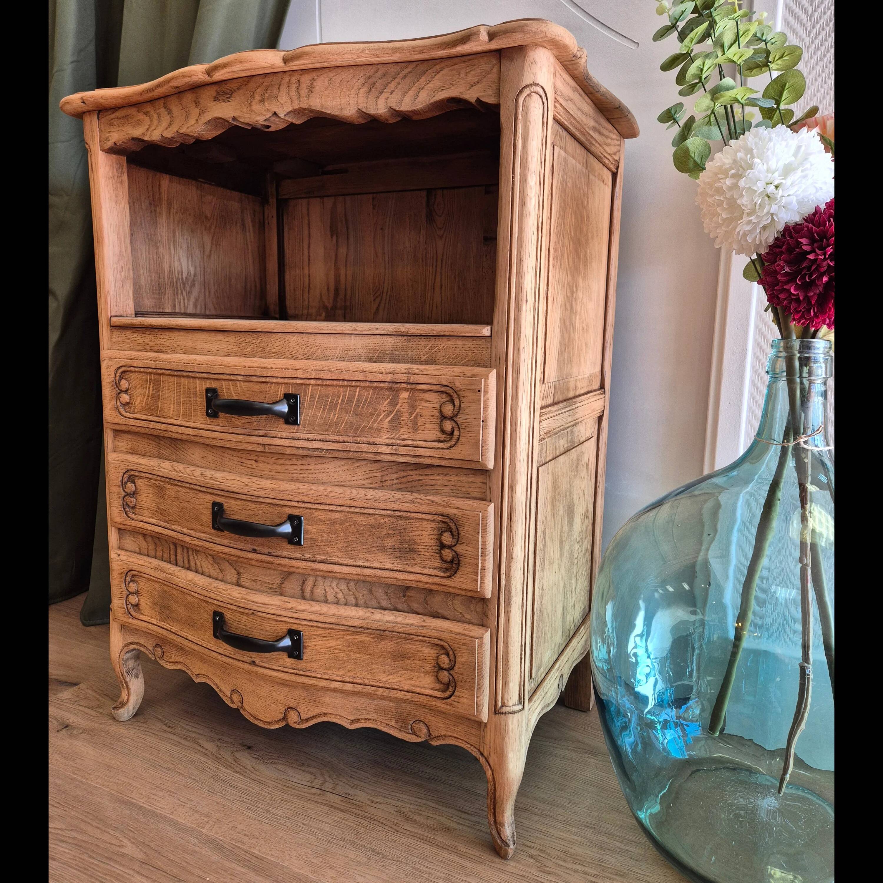 Antique bedside table