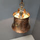 Brutalist copper pendant light, 1970s