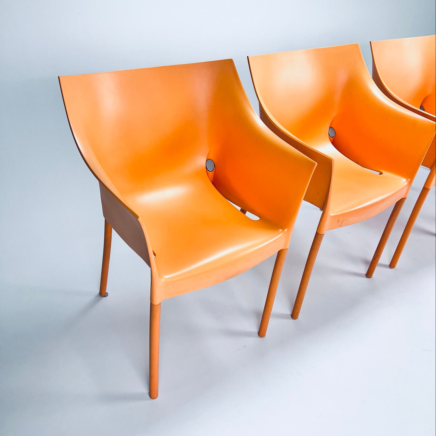 Set of 4 Dr. No chairs by Philippe Starck for Kartell, 1990s