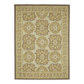 Tapis kilim aubusson vintage européen fait main 270 cm x 370 cm