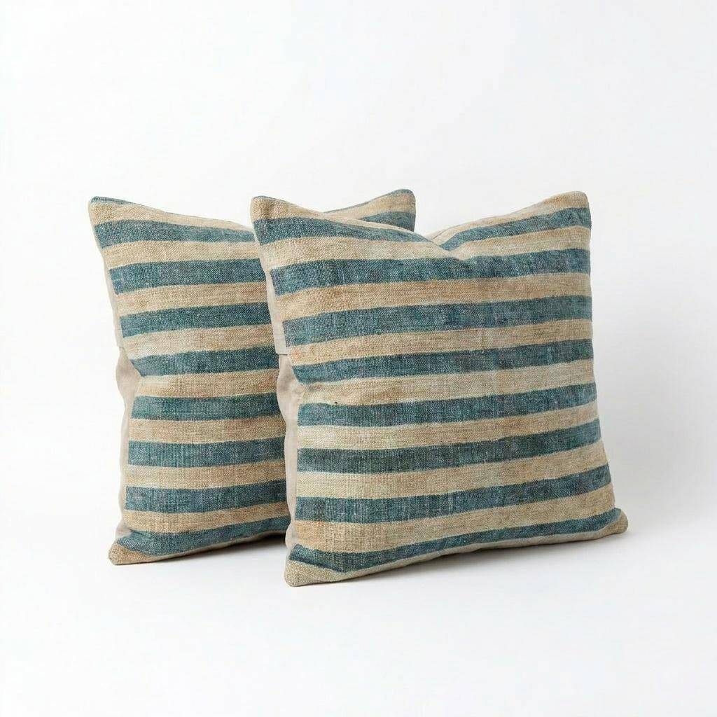 Set of 2 vintage Turkish cushion covers 51x51 cm