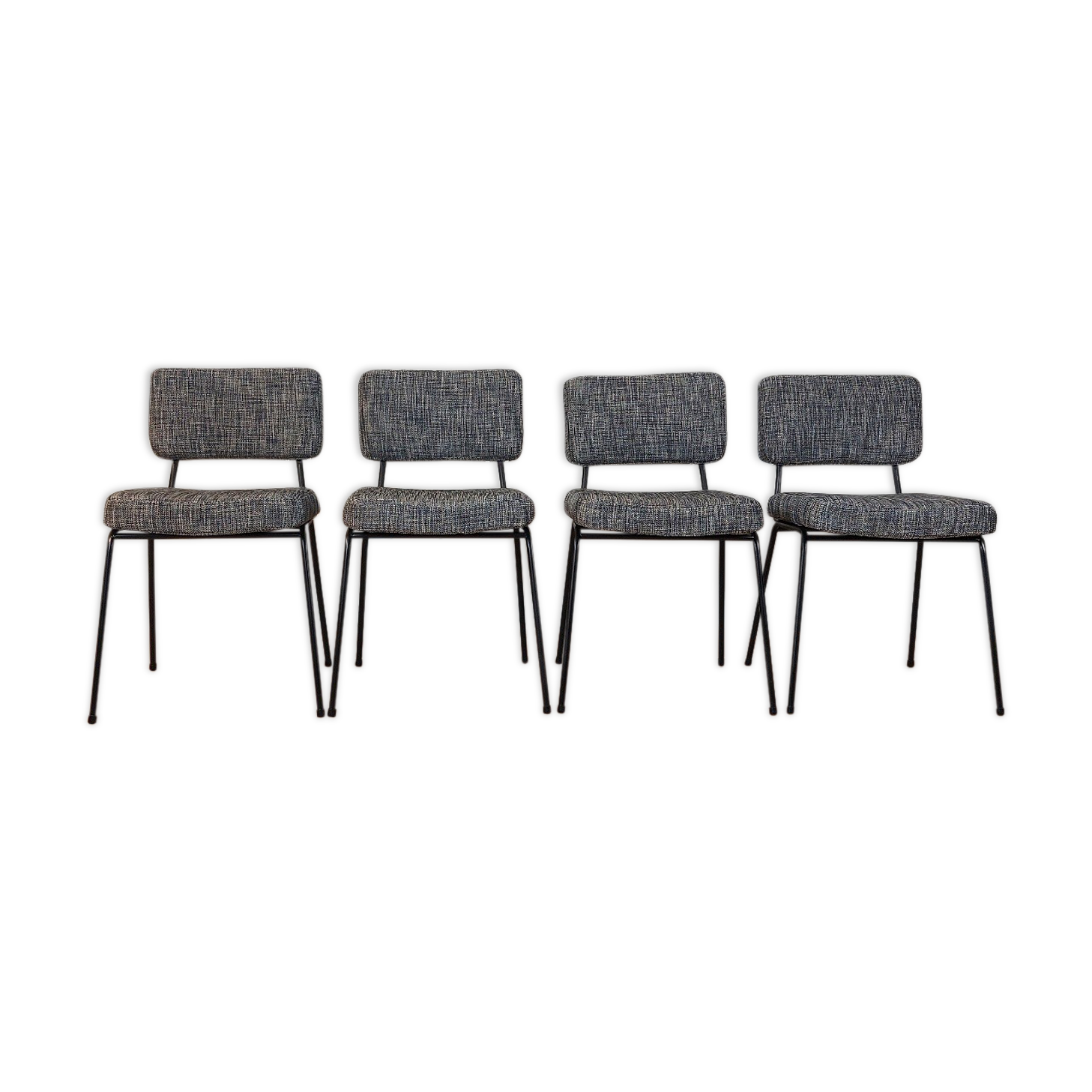 Set de 4 chaises design André Simard, édition Airborne, 1960