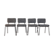 Set de 4 chaises design André Simard, édition Airborne, 1960
