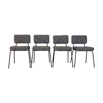 Set de 4 chaises design André Simard, édition Airborne, 1960