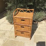 Commode rotin