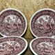 Series of 6 plates, villeroy and boch rusticana collection, chic countryside