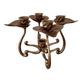 Art Nouveau 5-light candlestick