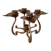 Chandelier 5 feux Art Nouveau