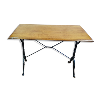 Oak tray bistro table