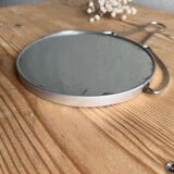 Vintage round barber mirror