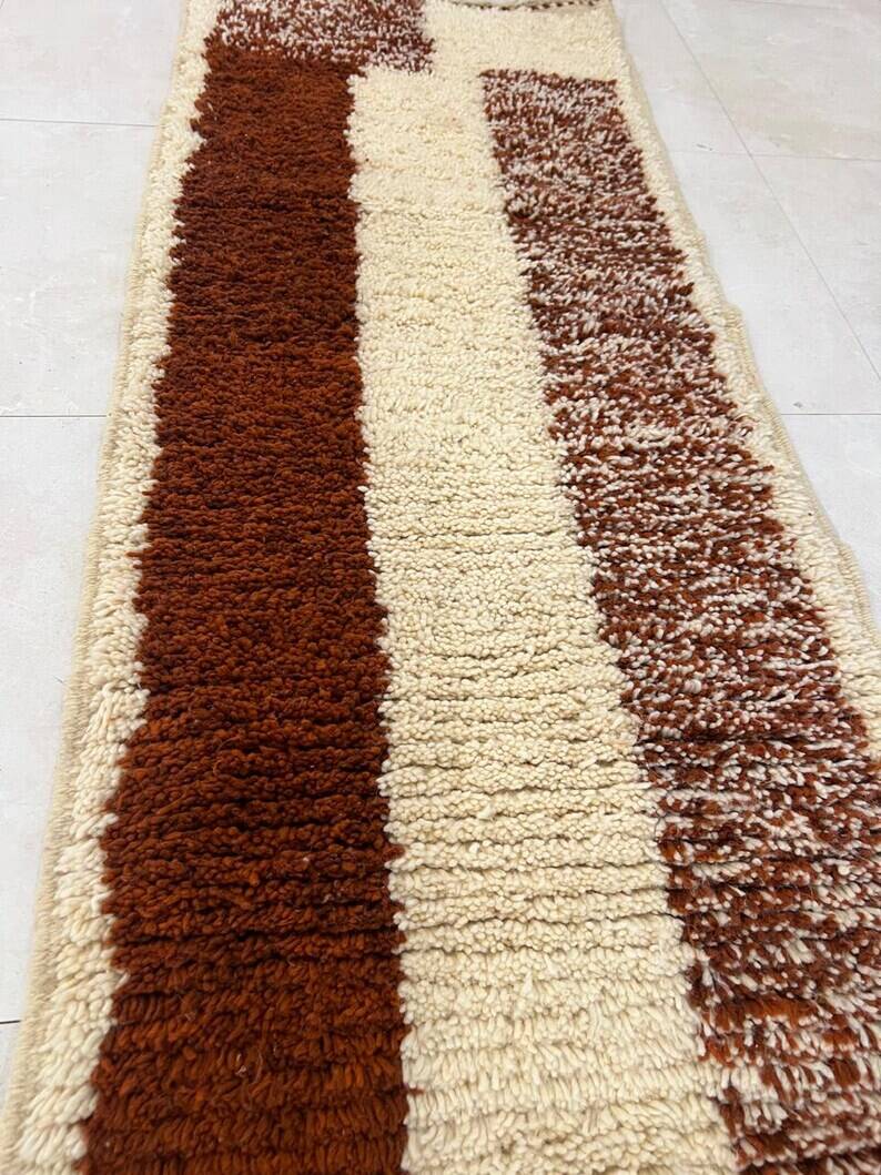 Handmade runner rug 300cm x 90cm