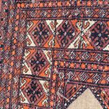 Vintage carpet pakistan drawings bokhara handmade 124x186 cm