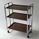 Mid-century folding dessert table, Germany 1970.