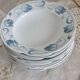 6 soup plates - Tircis model - Antique 82-piece Sarreguemines earthenware dinnerware set