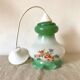 Suspension opaline vintage