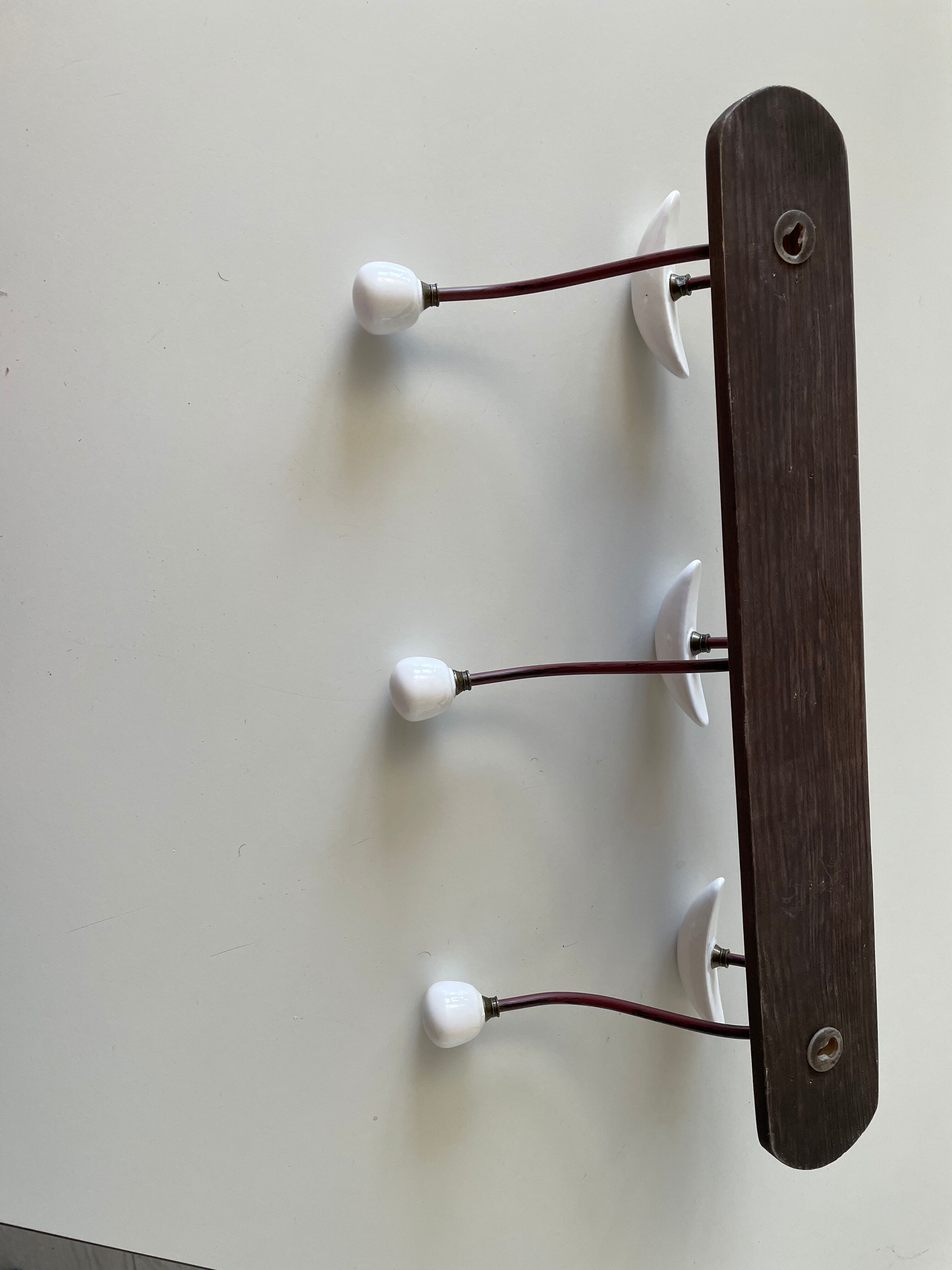Porcelain coat rack
