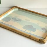 Catherine escalon vintage fiberglass serving tray
