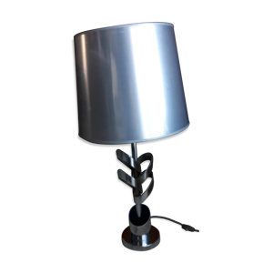 lampe en aluminium brossé