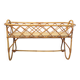 Vintage rattan planter