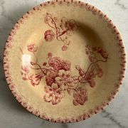 Assiette creuse terre de fer gien capusine 1862