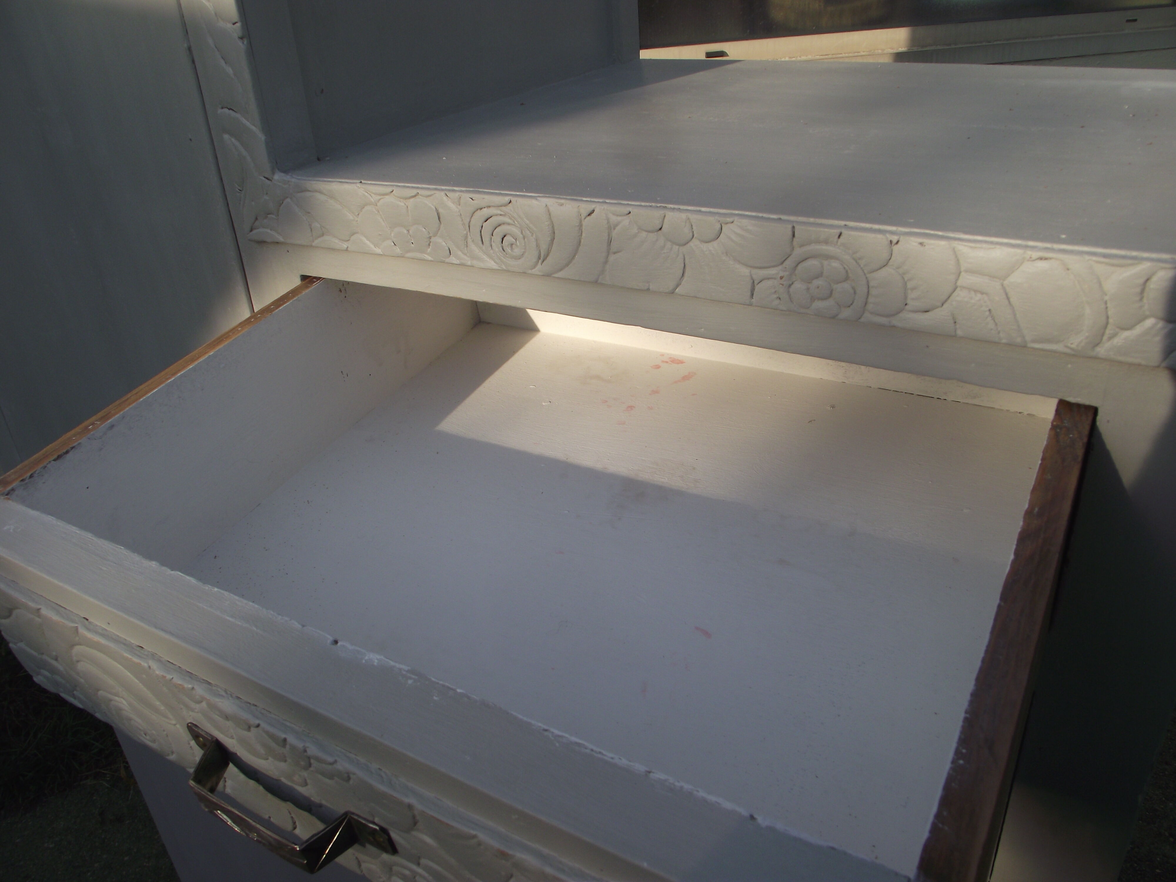 Parisian Art Deco asymmetrical wardrobe