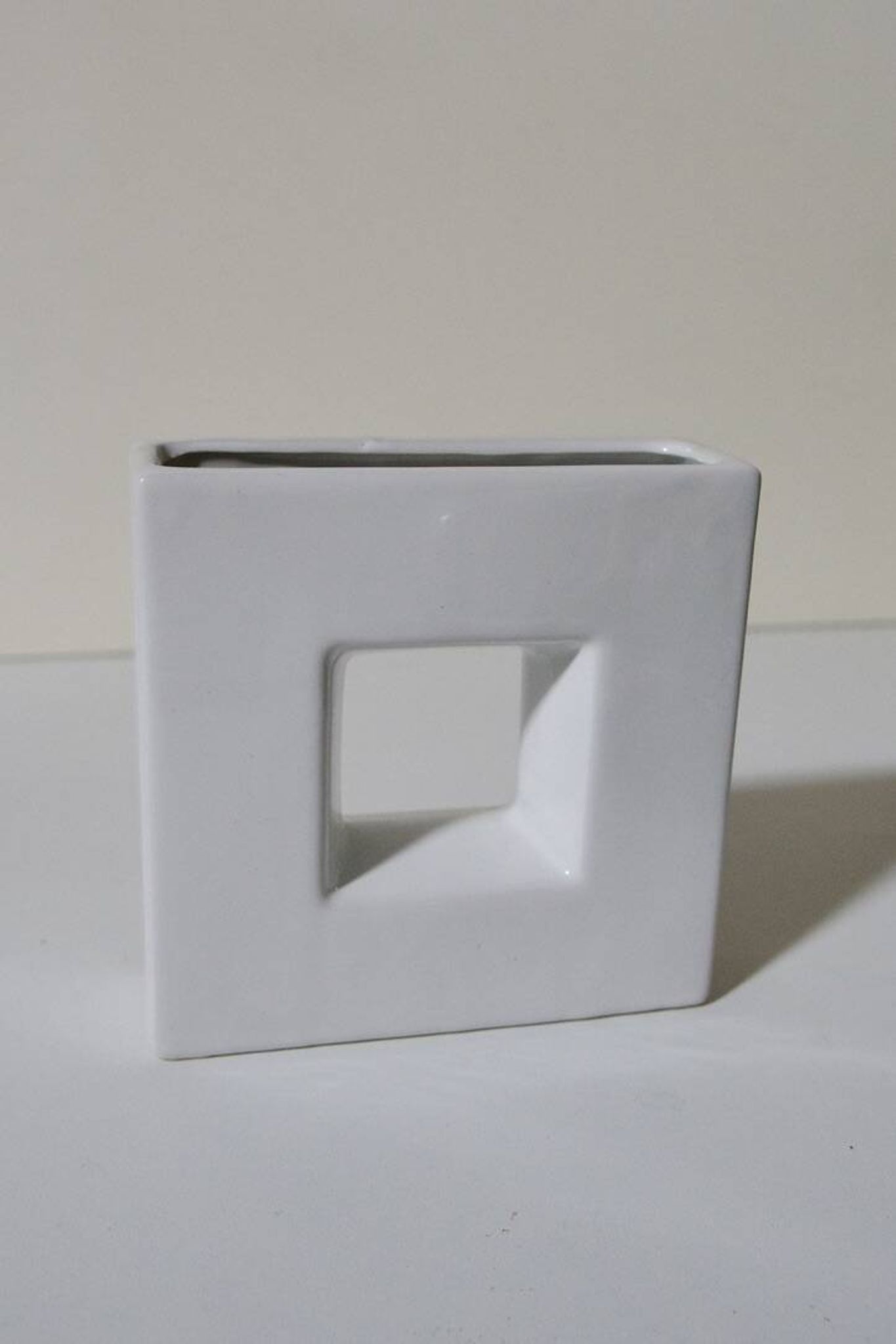 Square ceramic vase - Mid Century - 70s
