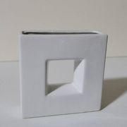 Square ceramic vase - Mid Century - 70s