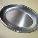 Large stainless steel bread basket contrast guy derenne normandy model