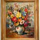 Still life with wild flowers, signed, early 20th century.