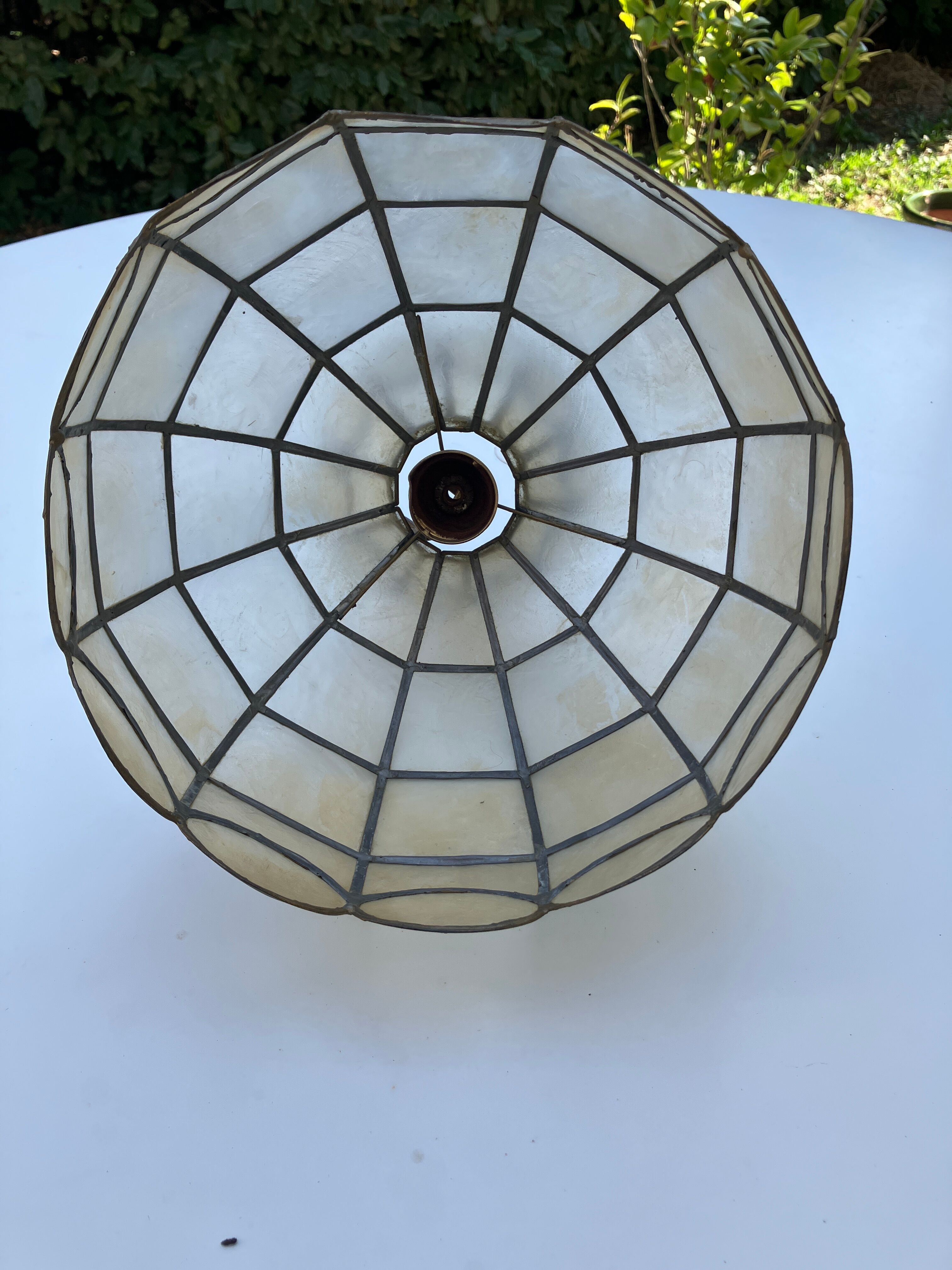 Mother of pearl chandelier