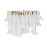 Metal applique and Murano glass from the 1950s vintage modern antiques