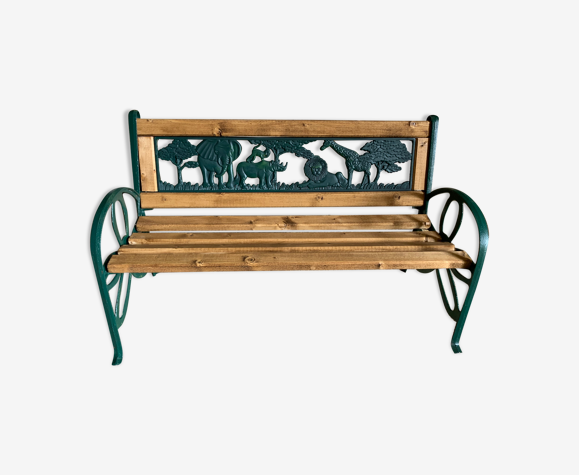 Banc de jardin d’enfant