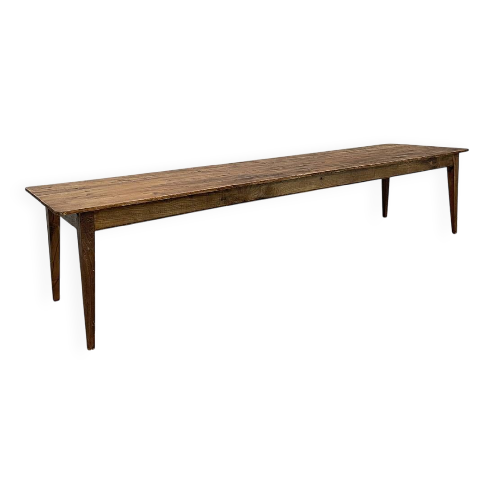 Large 1940s table with spindle legs