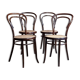 4 bistro chairs n°14 Horgen-Glarus early twentieth century