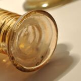 Theresienthal ? Broc bière aiguière et verres chope en verre irisé Bohème ou Allemagne