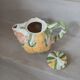 Antique slip teapot