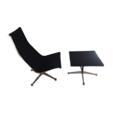 Ea116 Lounge Chairs And His Ottoman Ea125 Charles And Ray Eames For Herman Miller -