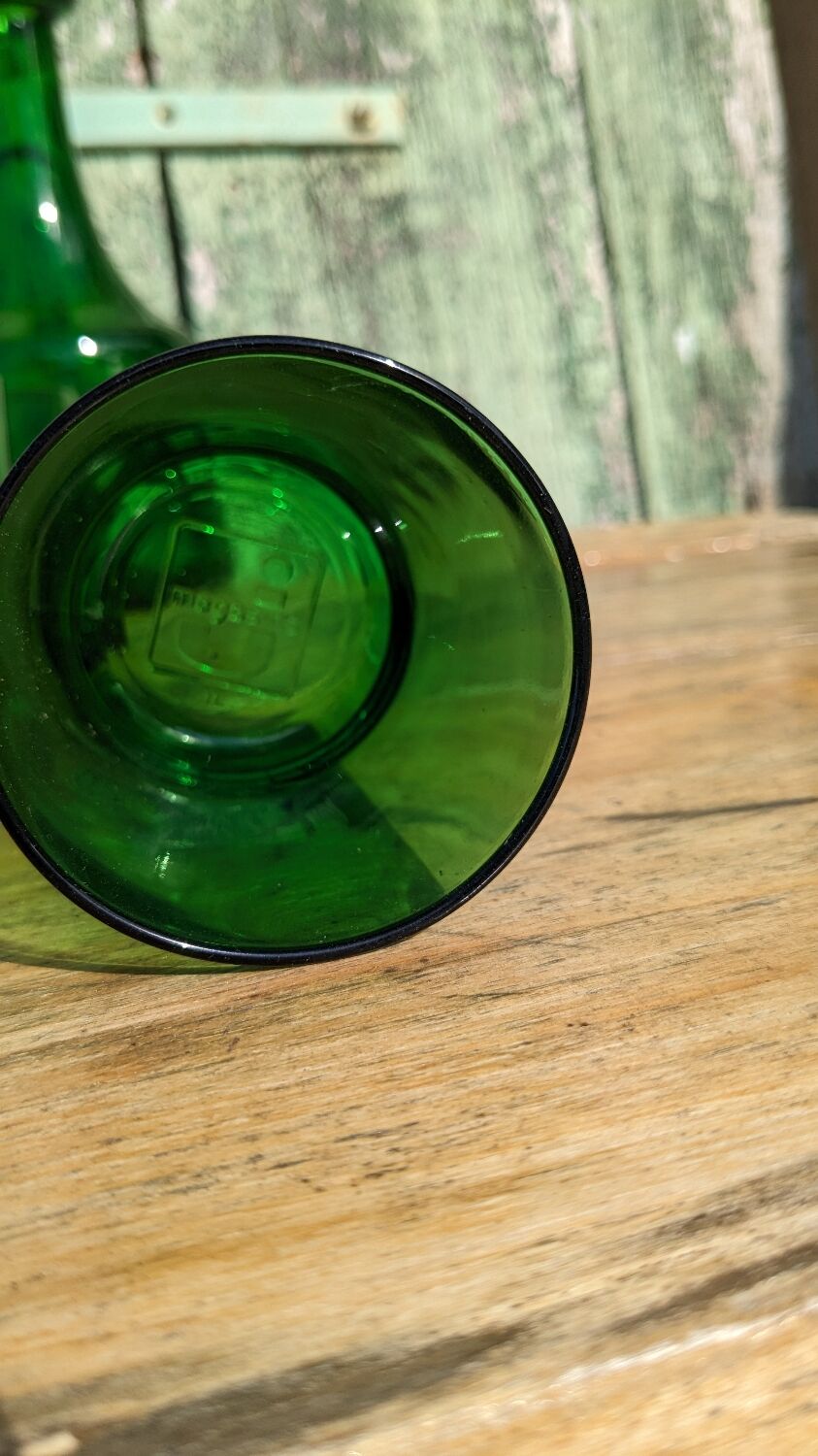 Vintage glass and carafe service