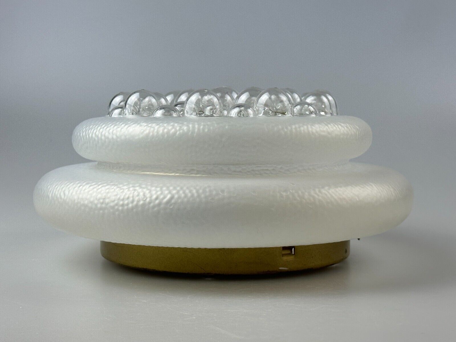 60s 70s Plafoniere gold wall lamp bubble glass space age design