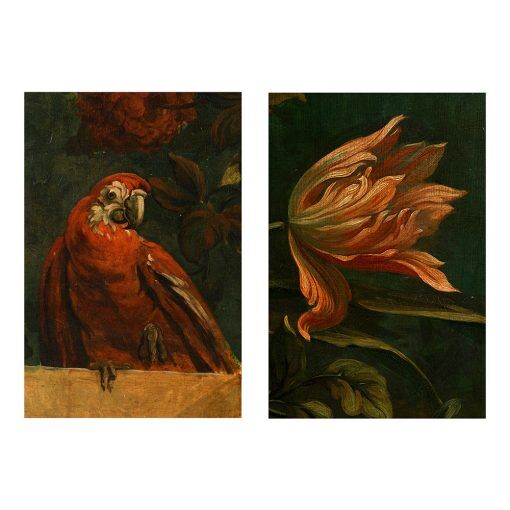 Pair of restored trumeaux