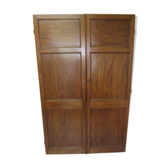 Pair of mahogany doors