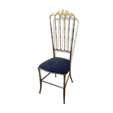 Chiavari Chair in Italian design solid brass of the 1950s