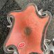 Rare Coupe Vide-Poche Vintage Murano Corail "Space Age" – Étiquette d’
