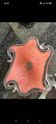 Rare Coupe Vide-Poche Vintage Murano Corail "Space Age" – Étiquette d’