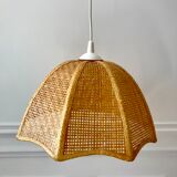 Rattan suspension / petal canning 70s