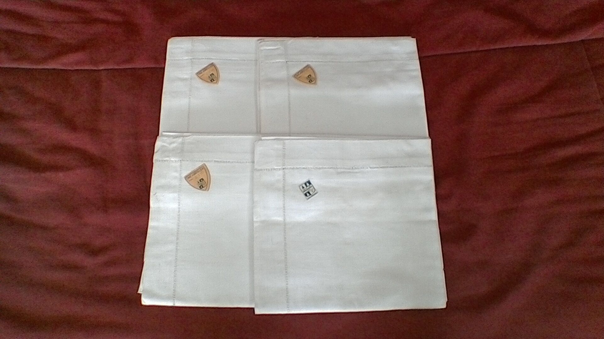 Linen pillowcases, vintage.