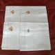 Linen pillowcases, vintage.