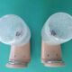 Pair of vintage bathroom wall lights from Germany in the 70s