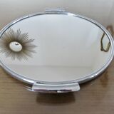 Chrome-plated brass mirror tray, 1950s